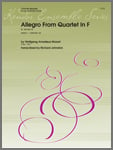 Allegro from Quartet in F Clarinet Quartet Mixed cover